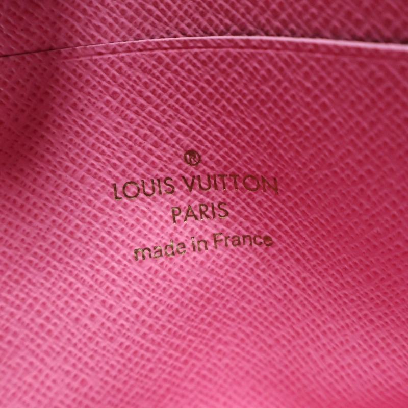 棕色 原花帆布 Pochette Double Zip 肩背包【LOUIS VUITTON LV 路易威登】 M68486-4