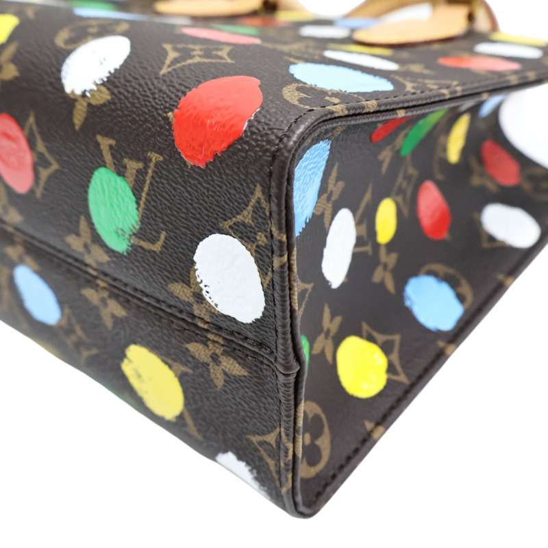 棕色 PVC塗層帆布 LV × YK Onthego PM 兩用包【LOUIS VUITTON LV 路易威登】 M46380-8