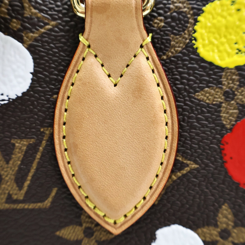 棕色 PVC塗層帆布 LV × YK Onthego PM 兩用包【LOUIS VUITTON LV 路易威登】 M46380-10
