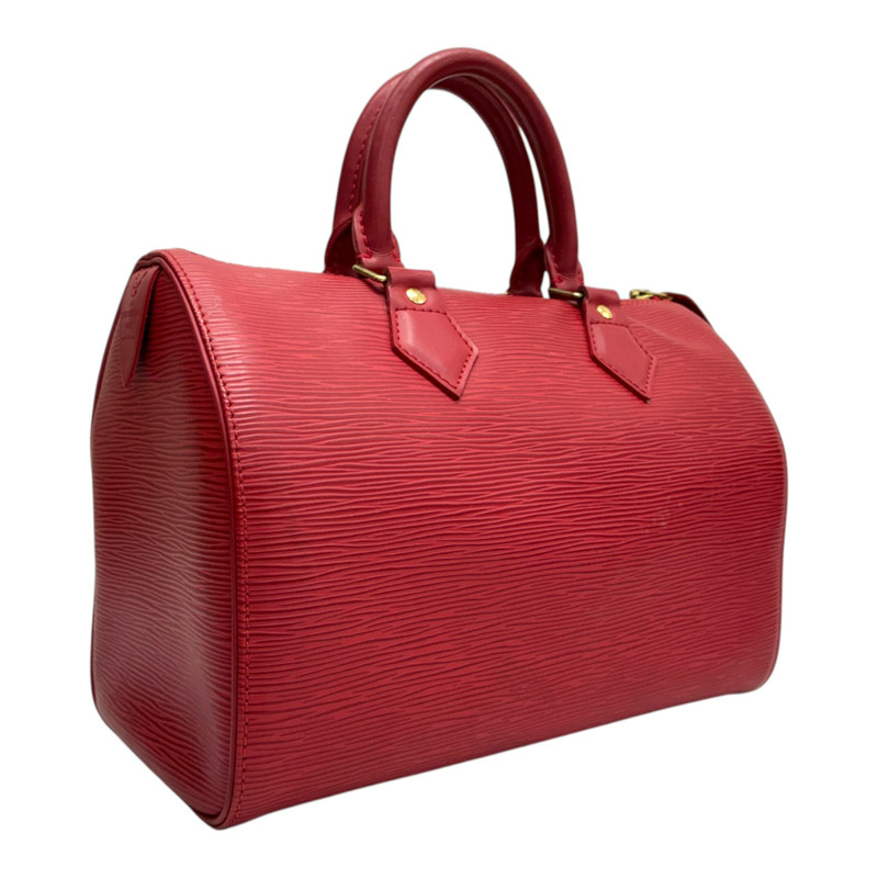 紅色 Epi 水波紋牛皮 Speedy 25 手提包【LOUIS VUITTON LV 路易威登】 M43017-1
