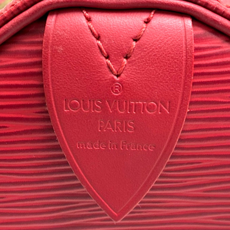 紅色 Epi 水波紋牛皮 Speedy 25 手提包【LOUIS VUITTON LV 路易威登】 M43017-3