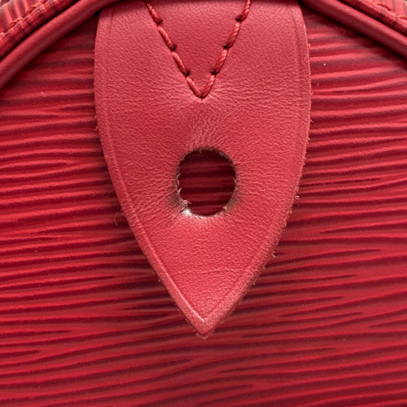 紅色 Epi 水波紋牛皮 Speedy 25 手提包【LOUIS VUITTON LV 路易威登】 M43017-10