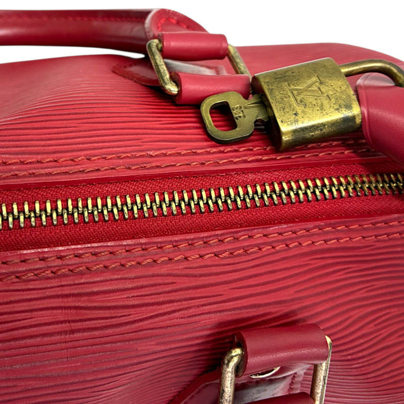 紅色 Epi 水波紋牛皮 Speedy 25 手提包【LOUIS VUITTON LV 路易威登】 M43017-11