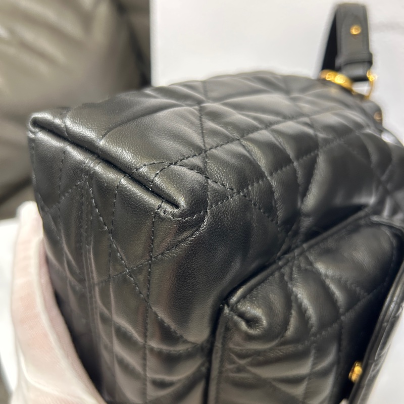 全新Dior Caro 黑色水桶包-9