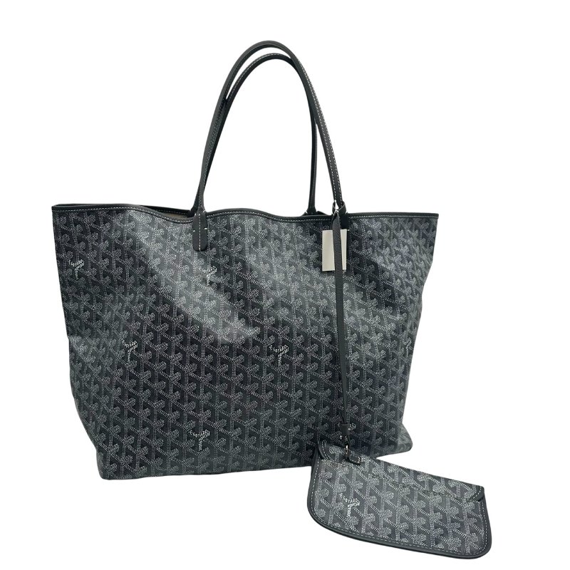 【美收精品】GOYARD 灰色大號肩背包 C-518【隔月月中將轉賣至日本 上架期限30天】-0