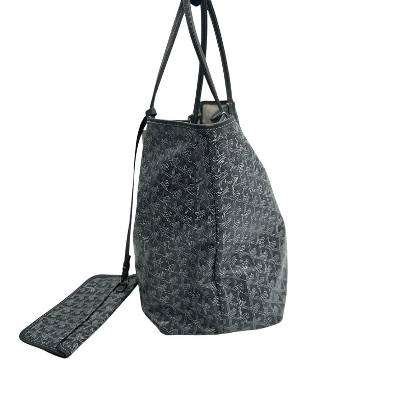 【美收精品】GOYARD 灰色大號肩背包 C-518【隔月月中將轉賣至日本 上架期限30天】-3