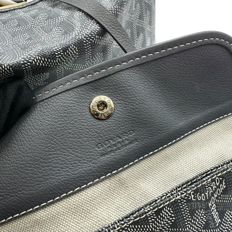 【美收精品】GOYARD 灰色大號肩背包 C-518【隔月月中將轉賣至日本 上架期限30天】-9