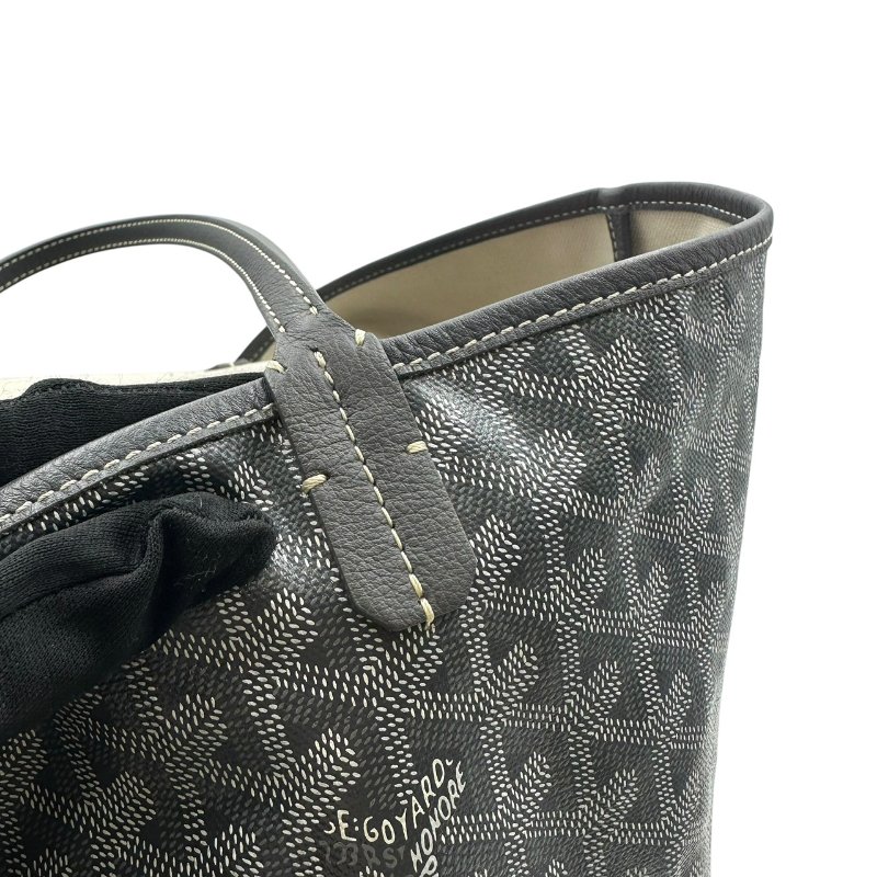 【美收精品】GOYARD 灰色大號肩背包 C-518【隔月月中將轉賣至日本 上架期限30天】-10
