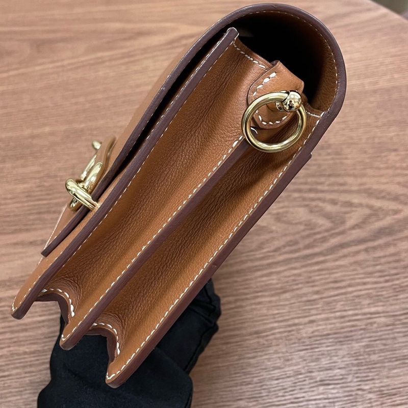 Hermes 愛馬仕 Roulis19 金棕金扣 evercolor皮 Y刻-3