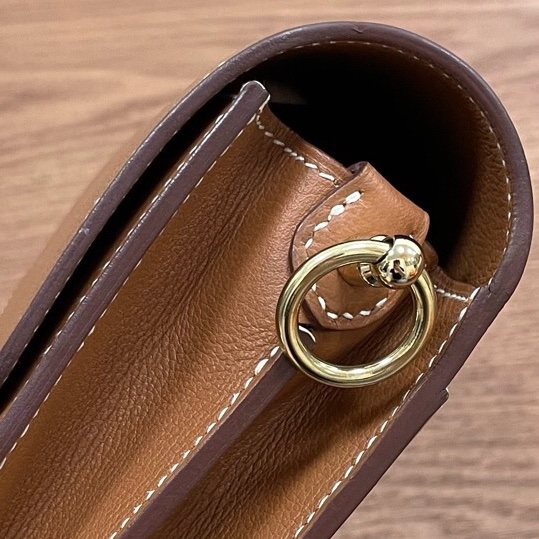 Hermes 愛馬仕 Roulis19 金棕金扣 evercolor皮 Y刻-8