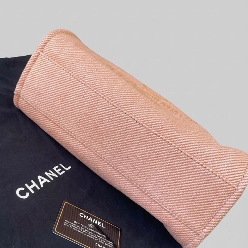 Chanel 沙灘包 30開 近新 五金帶膜 尺寸:34*24*13-5