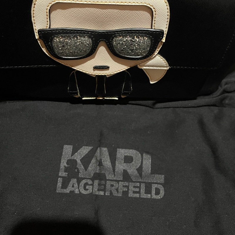 KARL LAGERFELD Tote老佛爺黑托特包-22