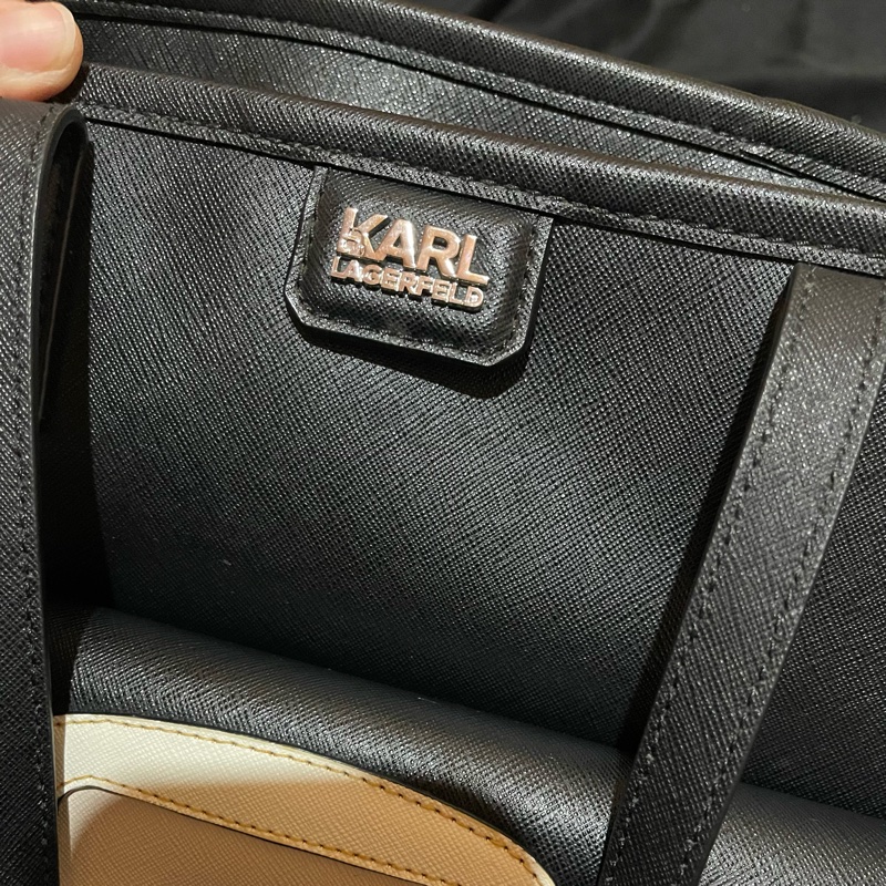 KARL LAGERFELD Tote老佛爺黑托特包-32