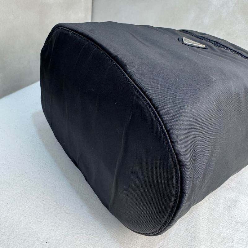 【赫蒂國際精品】Prada 經典尼龍三角標化妝箱 手提包 vintage 二手 中古-11