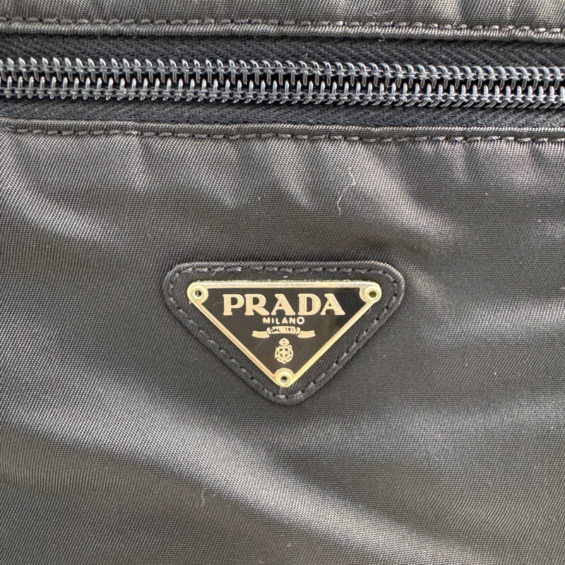 【赫蒂國際精品】Prada 經典尼龍三角標化妝箱 手提包 vintage 二手 中古-16