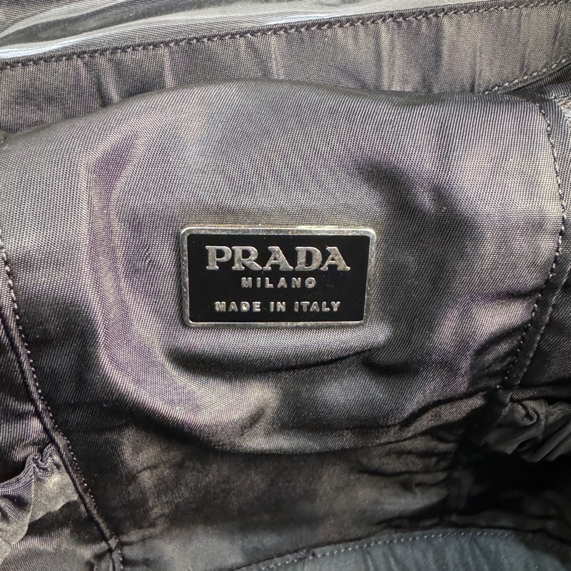 【赫蒂國際精品】Prada 經典尼龍三角標化妝箱 手提包 vintage 二手 中古-20