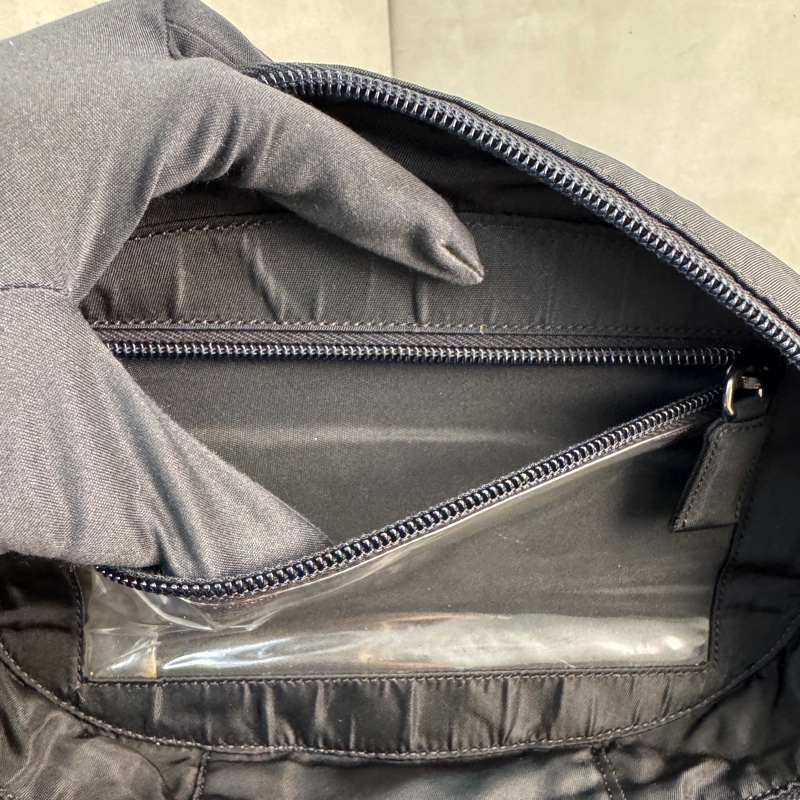 【赫蒂國際精品】Prada 經典尼龍三角標化妝箱 手提包 vintage 二手 中古-21