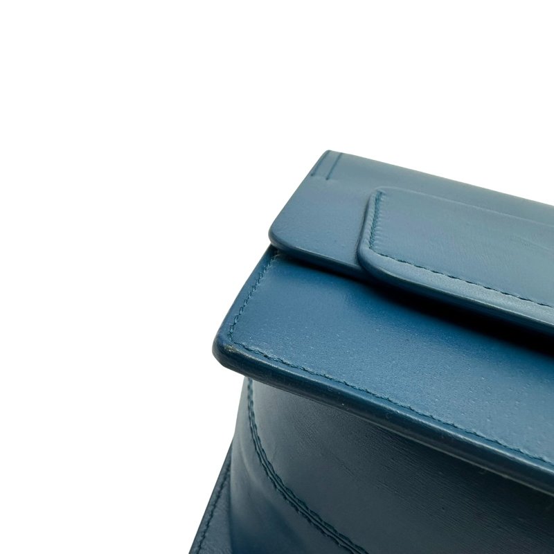 【美收精品】ROGER VIVIER 藍色皮革肩背包 C-519【隔月月中將轉賣至日本 上架期限30天】-10