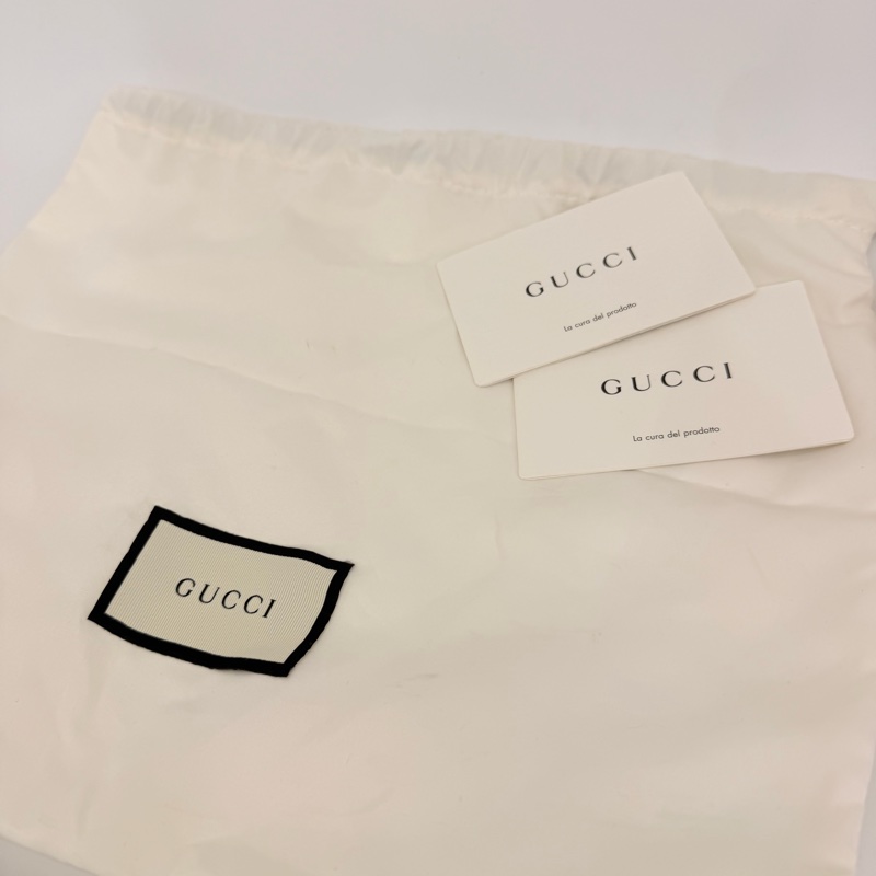 Gucci藕粉牛皮霧金馬夢拉鏈相機包-24