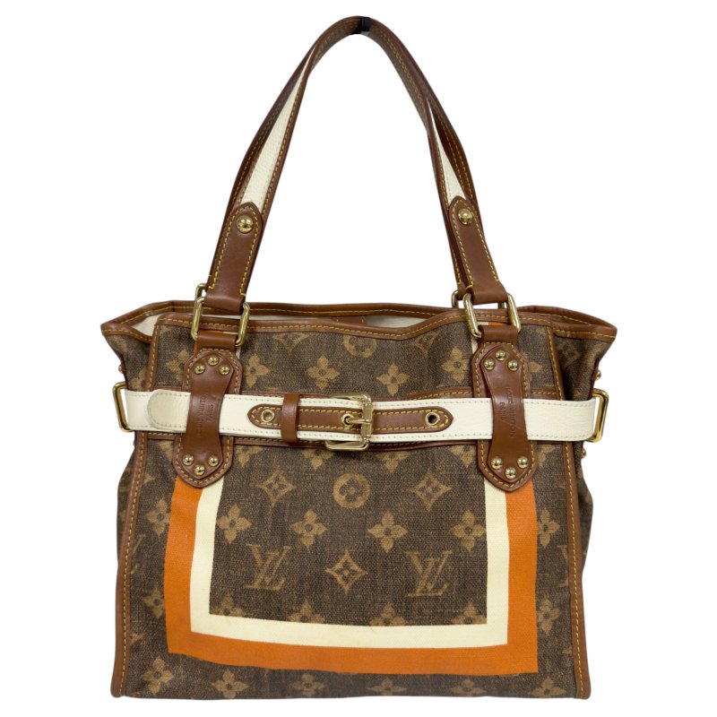 LOUIS VUITTON *罕有* Tisse Rayures 老花 肩背包-0