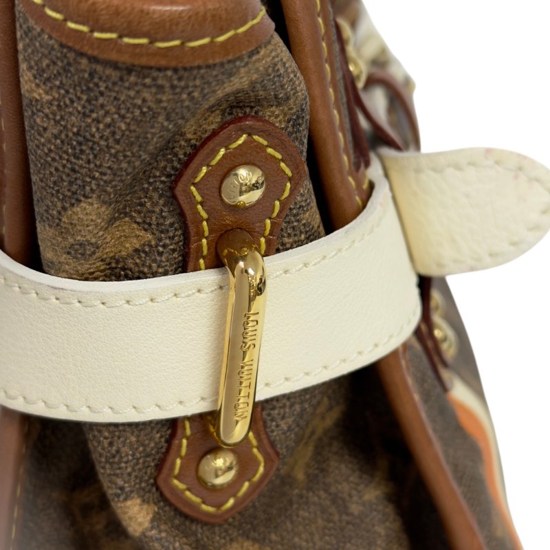 LOUIS VUITTON *罕有* Tisse Rayures 老花 肩背包-7