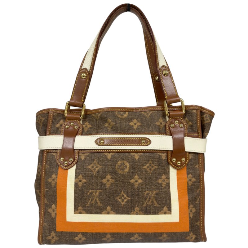 LOUIS VUITTON *罕有* Tisse Rayures 老花 肩背包-8