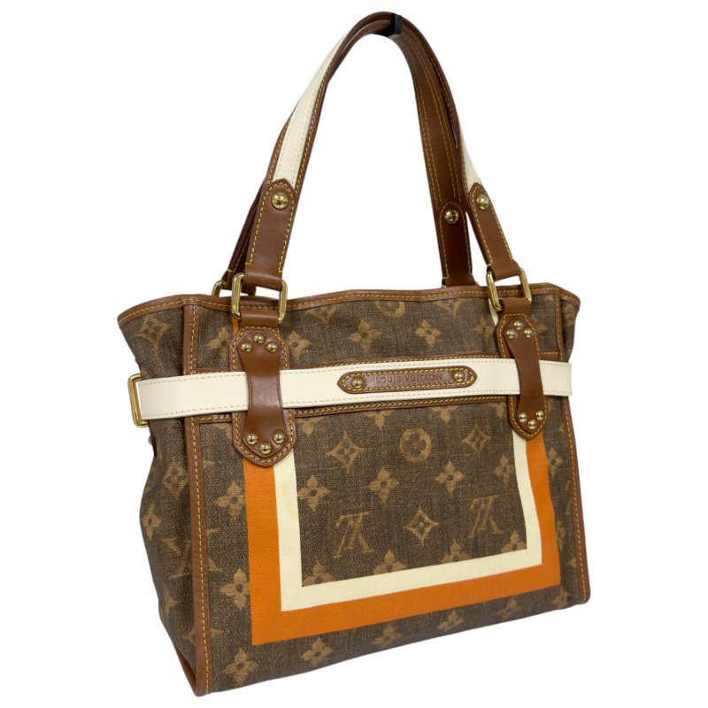 LOUIS VUITTON *罕有* Tisse Rayures 老花 肩背包-10