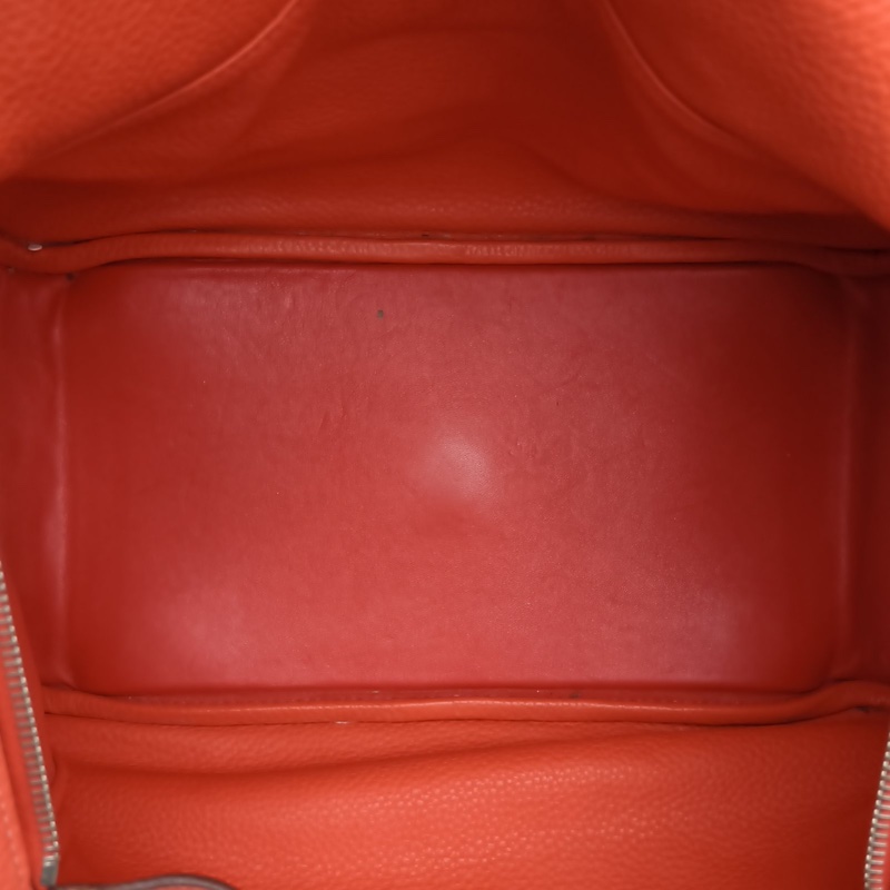 HERMES Lindy34齋普爾粉TC皮R刻銀扣TC-5