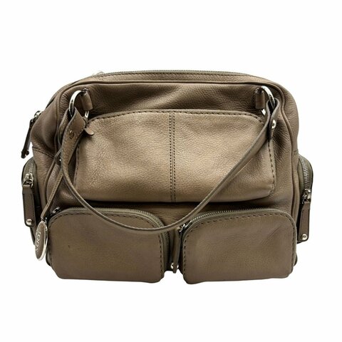 【美收精品】TODS 大象灰手提包 C-526【隔月月中將轉賣至日本 上架期限30天】
