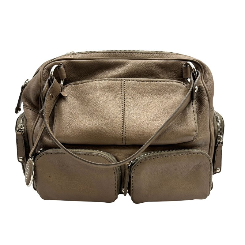 【美收精品】TODS 大象灰手提包 C-526【隔月月中將轉賣至日本 上架期限30天】-0