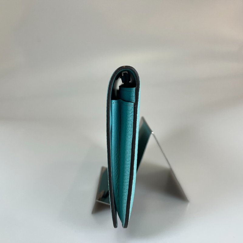 HERMES T刻 藍DOGON GM萬用夾-3