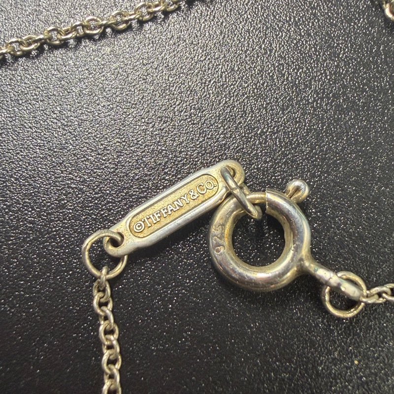 Tiffany & co k金 雙心項鍊-4