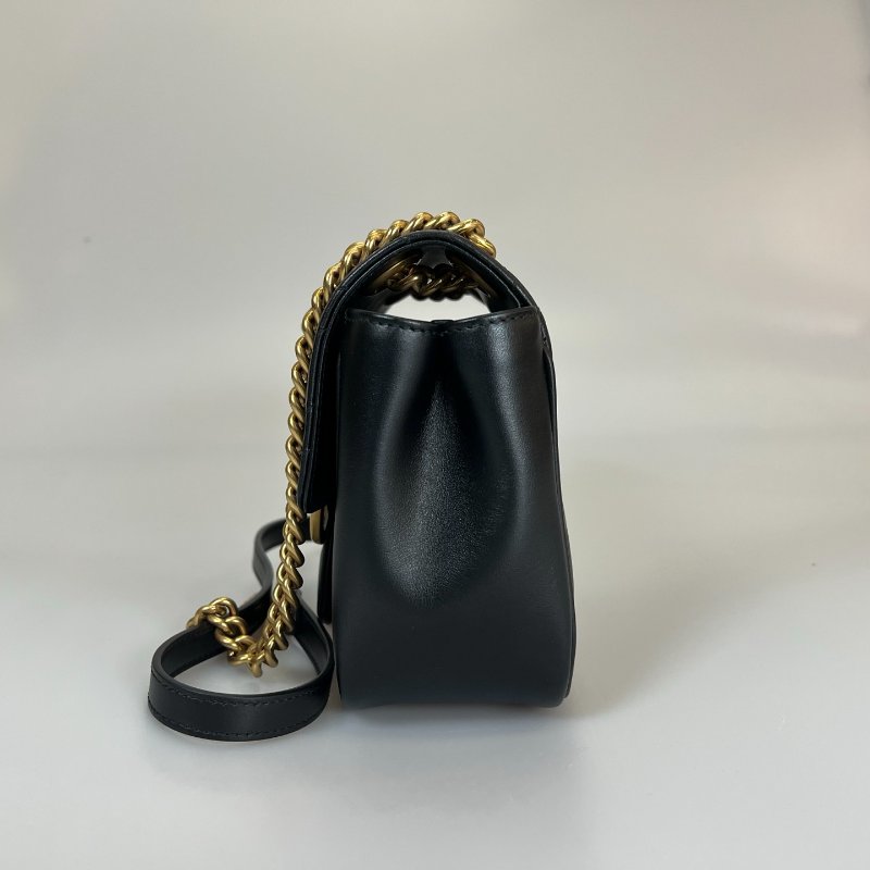GUCCI 739682 黑MARMONT方胖側肩包-2