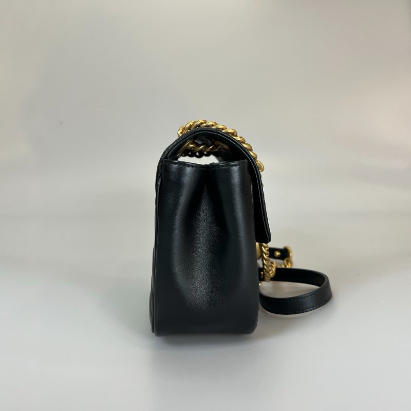 GUCCI 739682 黑MARMONT方胖側肩包-3