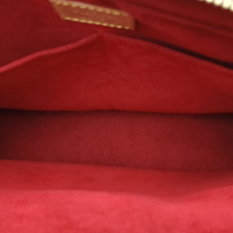 LOUIS VUITTON 中古駱駝包大號老花PVC金扣-4