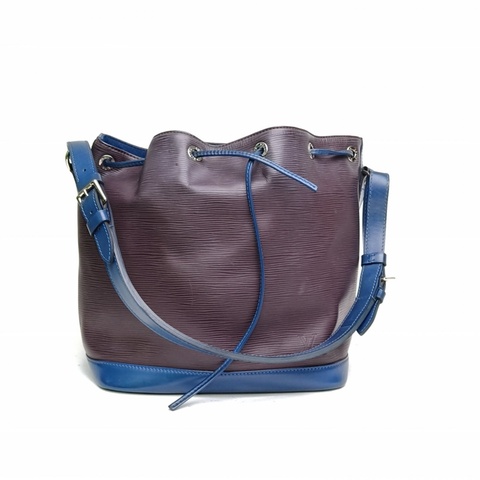 LOUIS VUITTON NÉONOÉ水桶包中號拼色水波紋牛皮銀扣