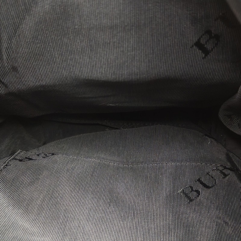 Burberry TheRucksack軍旅雙肩包中號黑色尼龍-4