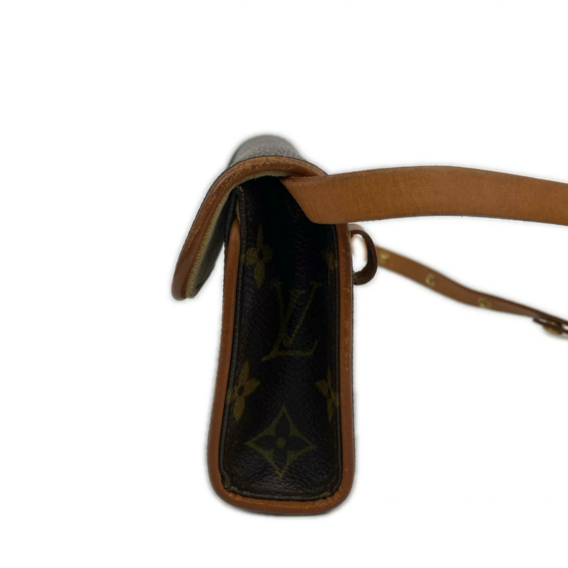 △ LOUIS VUITTON 路易·威登 Brown Coated Canvas Monogram Pochette Florentine Waist Bag 啡色塗層帆布經典老花腰包 M51855-267010633-2
