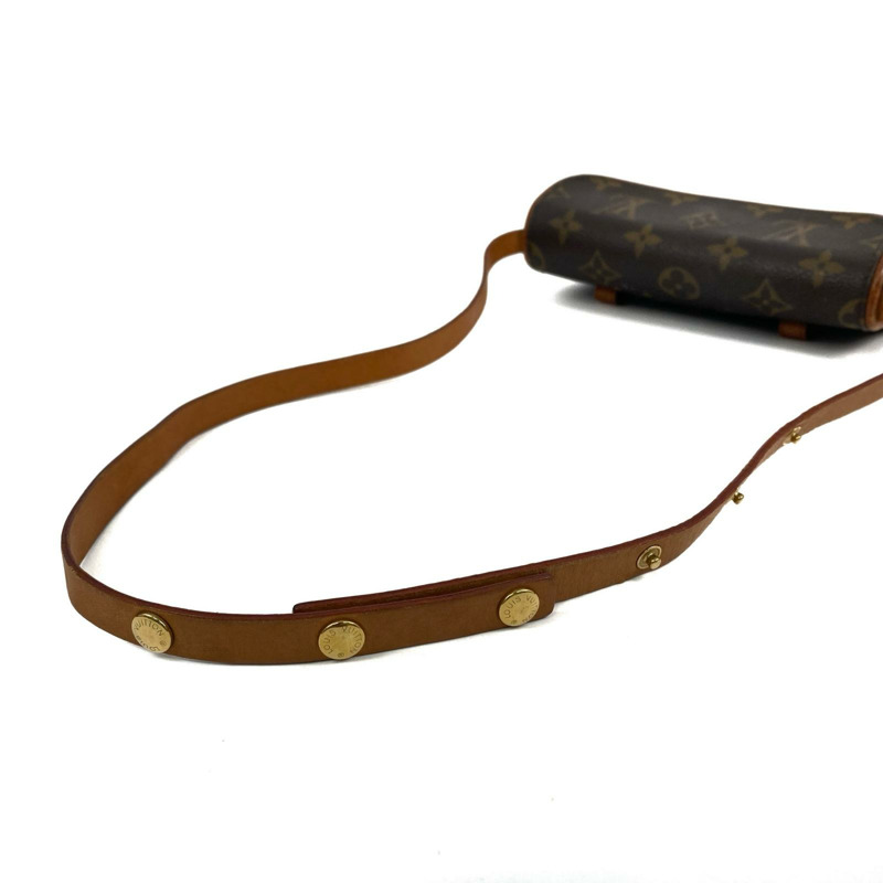 △ LOUIS VUITTON 路易·威登 Brown Coated Canvas Monogram Pochette Florentine Waist Bag 啡色塗層帆布經典老花腰包 M51855-267010633-11