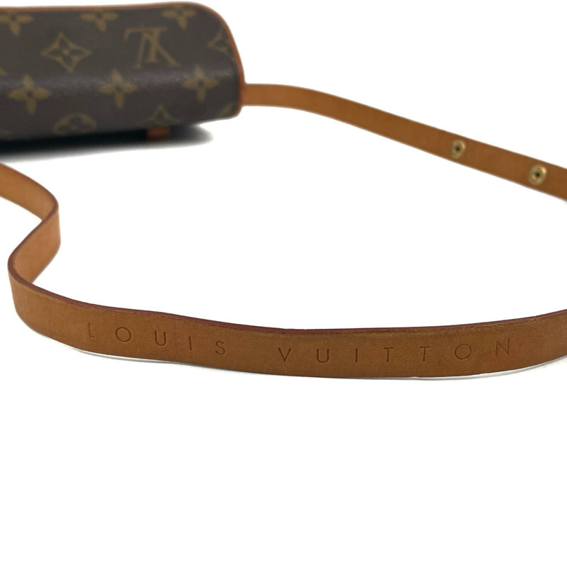 △ LOUIS VUITTON 路易·威登 Brown Coated Canvas Monogram Pochette Florentine Waist Bag 啡色塗層帆布經典老花腰包 M51855-267010633-13
