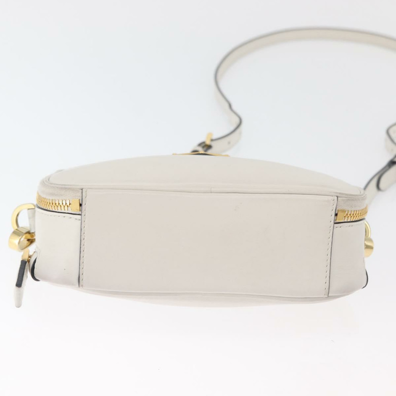 【日本直送】PRADA 手提包 皮革 兩用 白色 金色 正品 179715A-4