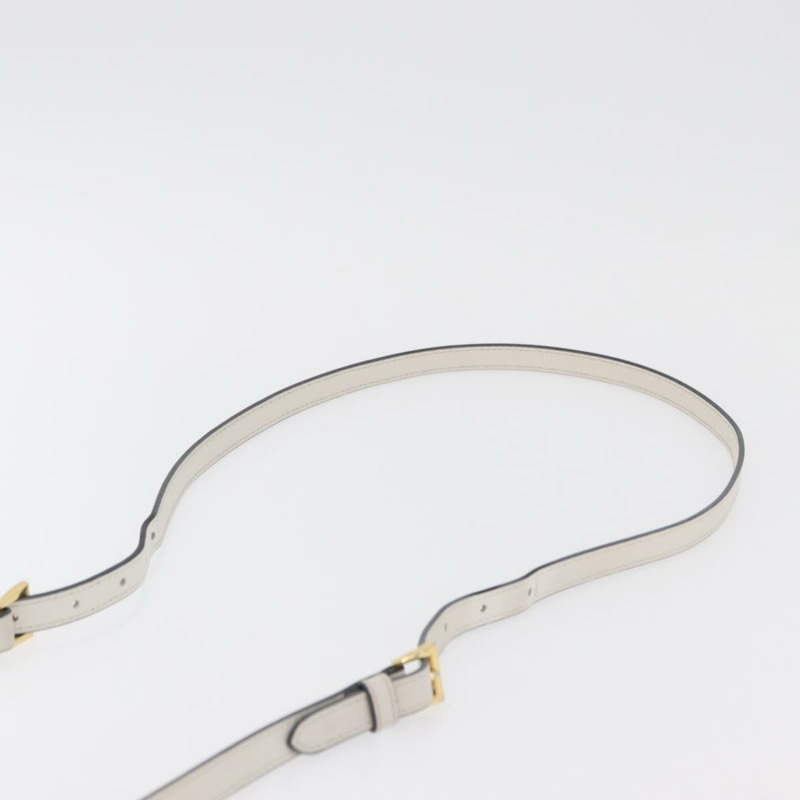 【日本直送】PRADA 手提包 皮革 兩用 白色 金色 正品 179715A-14