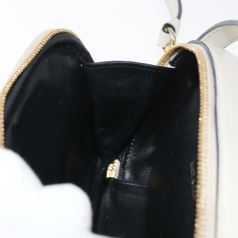 【日本直送】PRADA 手提包 皮革 兩用 白色 金色 正品 179715A-22
