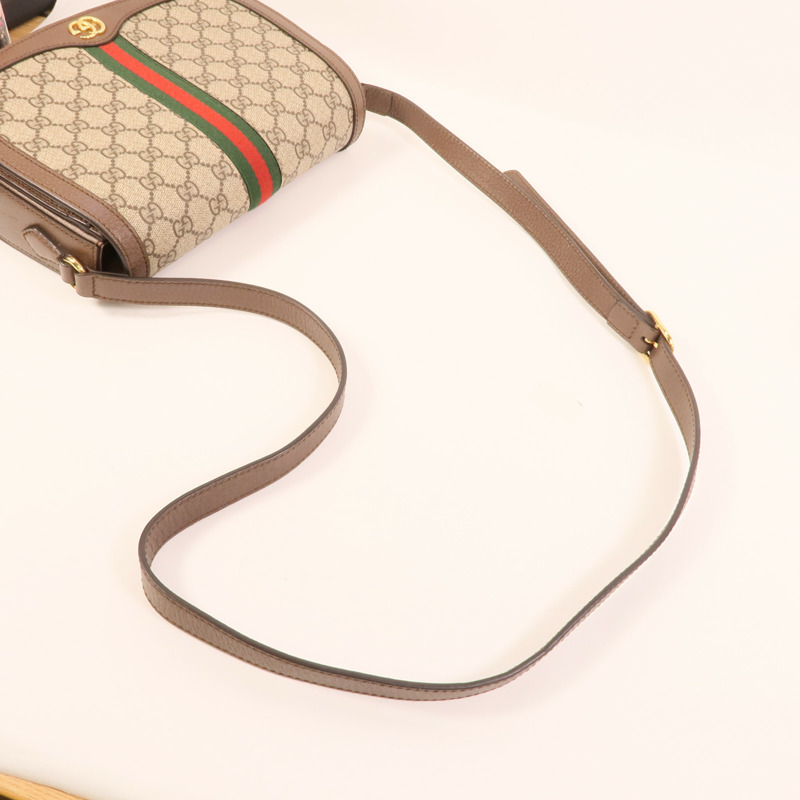GUCCI 塗層帆布Ophidia GG肩背袋-5