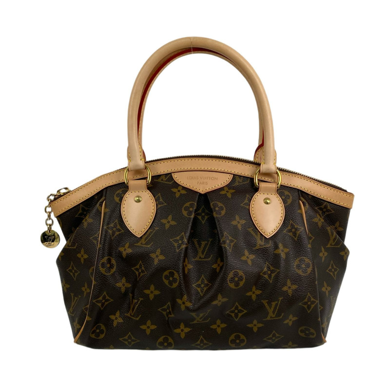 △ LOUIS VUITTON 路易·威登 Brown Coated Canvas Monogram Tivoli PM Shoulder Bag 啡色塗層帆布經典老花肩背包 M40143-267008979-1