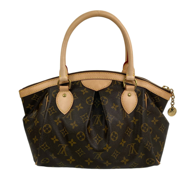 △ LOUIS VUITTON 路易·威登 Brown Coated Canvas Monogram Tivoli PM Shoulder Bag 啡色塗層帆布經典老花肩背包 M40143-267008979-2