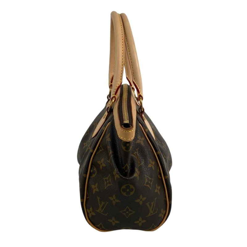 △ LOUIS VUITTON 路易·威登 Brown Coated Canvas Monogram Tivoli PM Shoulder Bag 啡色塗層帆布經典老花肩背包 M40143-267008979-4