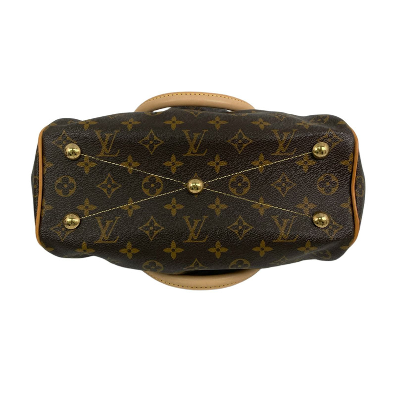 △ LOUIS VUITTON 路易·威登 Brown Coated Canvas Monogram Tivoli PM Shoulder Bag 啡色塗層帆布經典老花肩背包 M40143-267008979-5