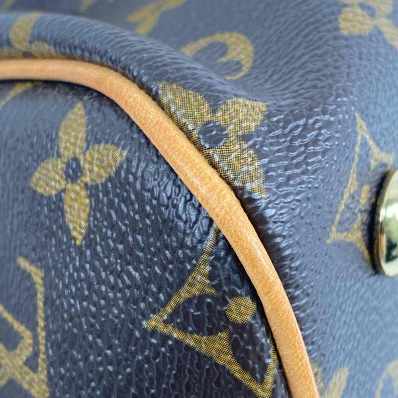 △ LOUIS VUITTON 路易·威登 Brown Coated Canvas Monogram Tivoli PM Shoulder Bag 啡色塗層帆布經典老花肩背包 M40143-267008979-6