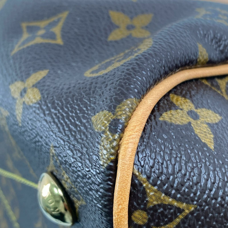 △ LOUIS VUITTON 路易·威登 Brown Coated Canvas Monogram Tivoli PM Shoulder Bag 啡色塗層帆布經典老花肩背包 M40143-267008979-9